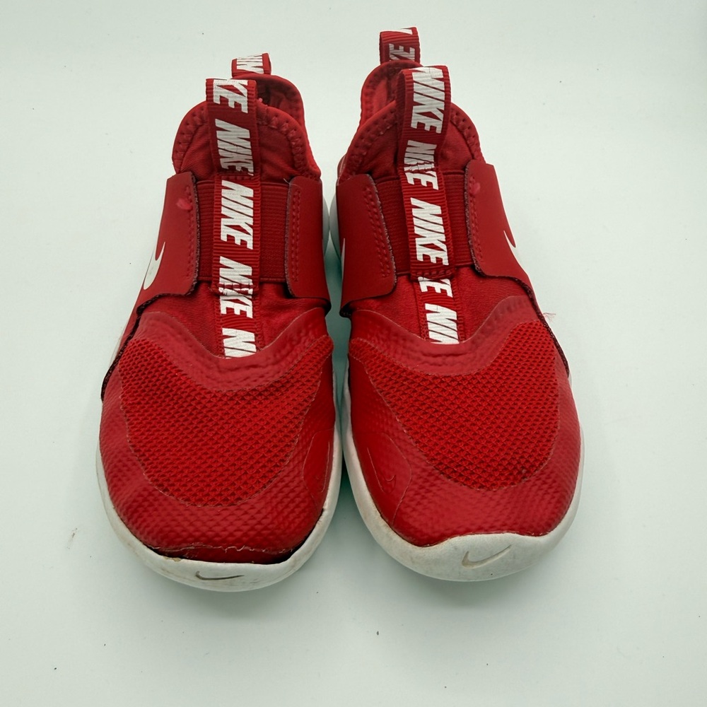 Nike Kids Bright Red Slip-On Sneakers